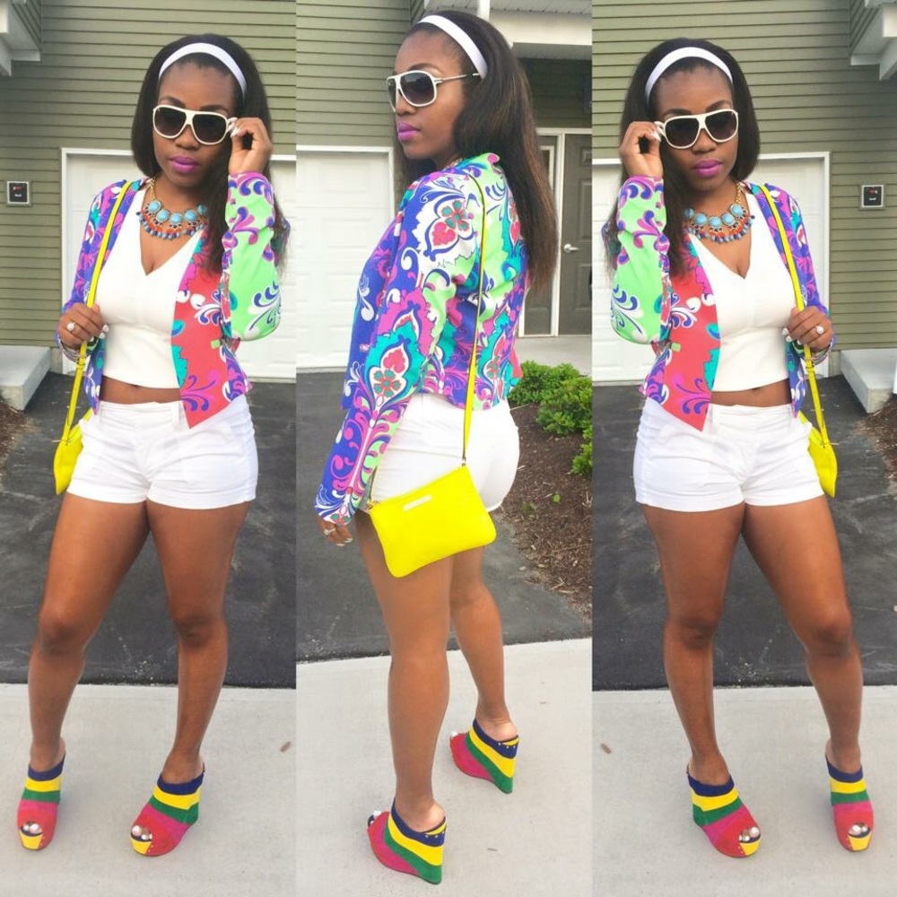 COLORFUL FASHION BLAZER